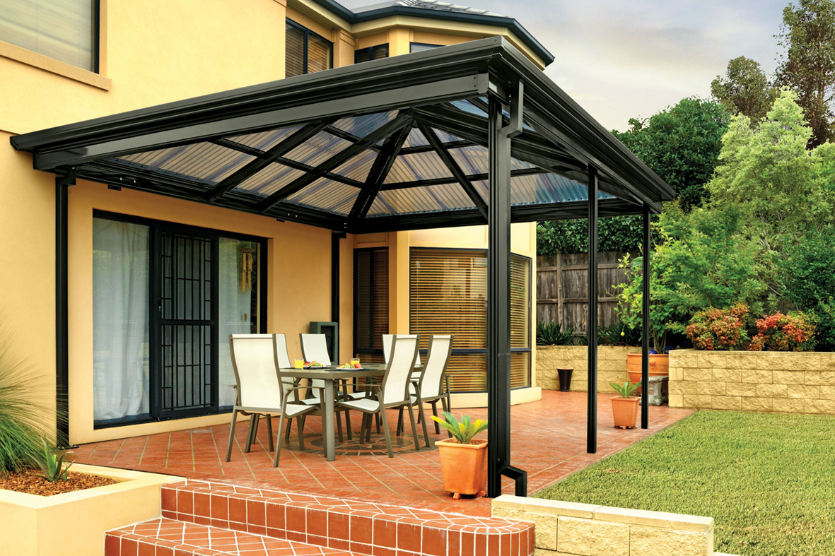 Hip Roofed Backyard Patio in Adelaide, North Shore and Northern Beaches